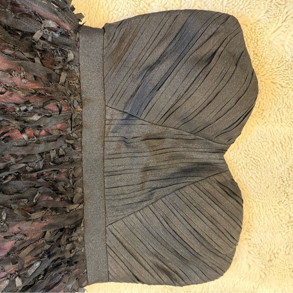 NWOT, Minuet Petite Black and Pink Textured Dress - Picture 9 of 13